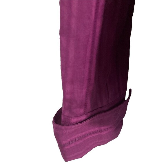 Moda International Y2K Purple Shirt Size PS Semi Sheer Long Sleeve Button-Up Top - Picture 7 of 10